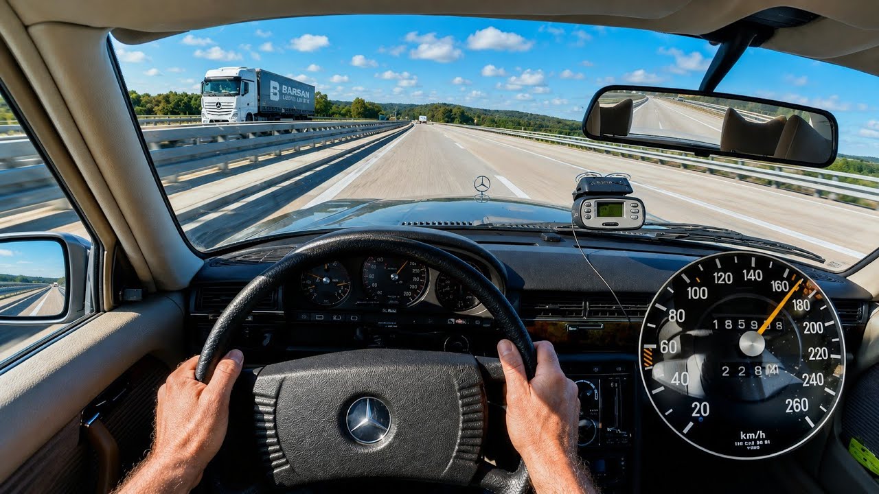 1978 Mercedes 450 SEL 6.9 W116 | Legendary V8 Top Speed POV