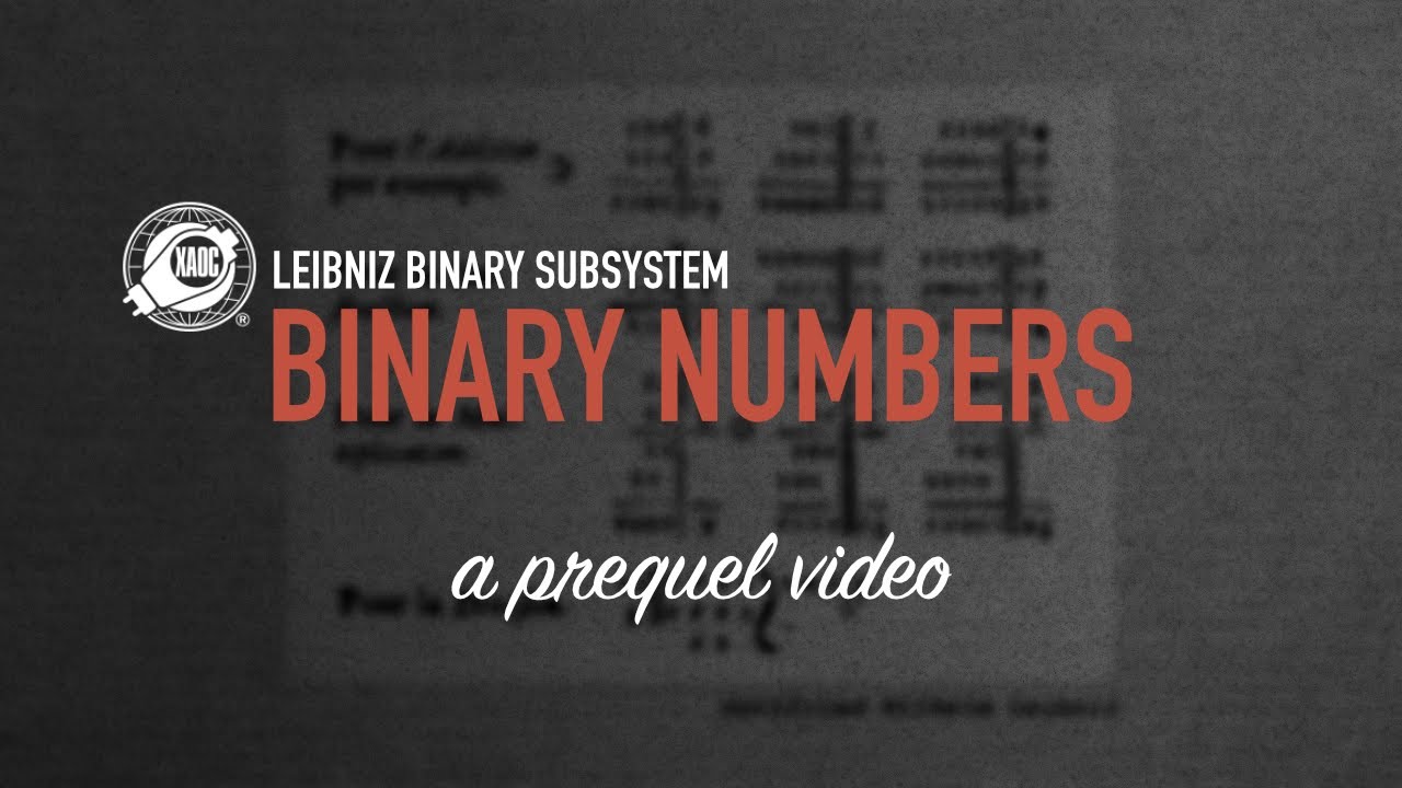 Xaoc Devices LEIBNIZ / prequel video: introduction to binary numbers