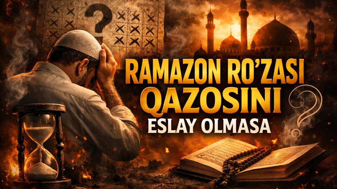 Ramazon roʻzasi qarzini eslay olmasa nima qilish kerak?USTOZ ABDULLOH ZUFAR #savollar 