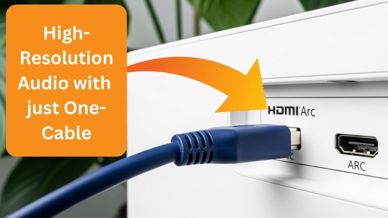 HDMI Arc - One cable fix for High-Resolution Audio | What is HDMI Arc & How to Connect HDMI Arc?