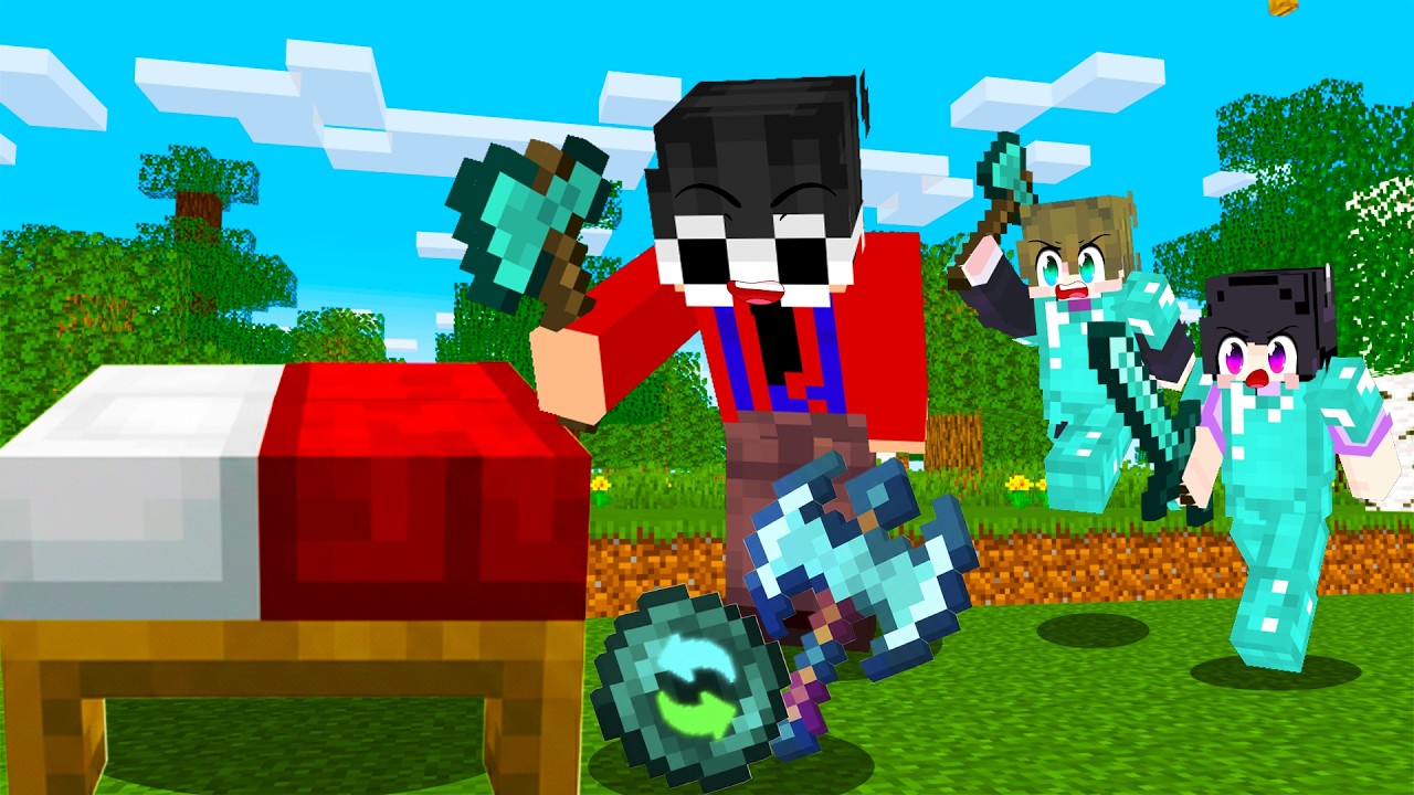 Minecraft Bedwars, But Every Drop is RANDOM!