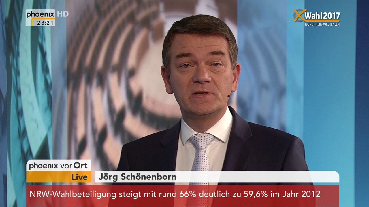 NRW w&auml;hlt: J&ouml;rg Sch&ouml;nenborn mit neuen Zahlen zum Wahlausgang am 14.05.2017