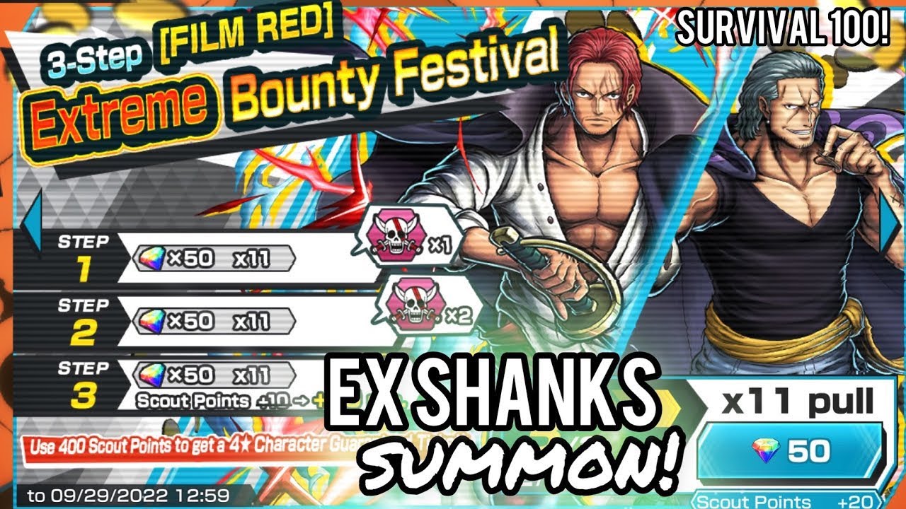 Film Red SHANKS SUMMON is brutal... | One Piece Bounty Rush | OPBR | He's Back!!