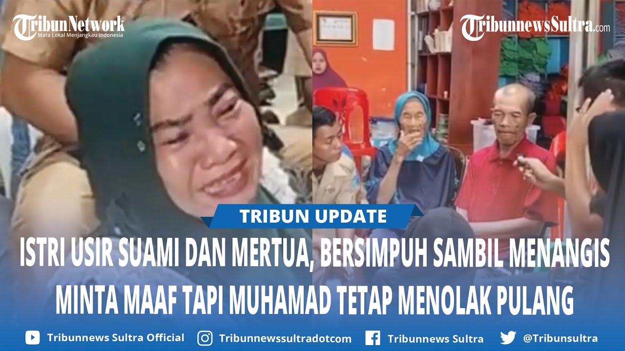 VIRAL Usir Suami dan Mertua di Pemulutan, Wanita Ini Bersujud di Kaki Muhamad Minta Pulang ke Rumah