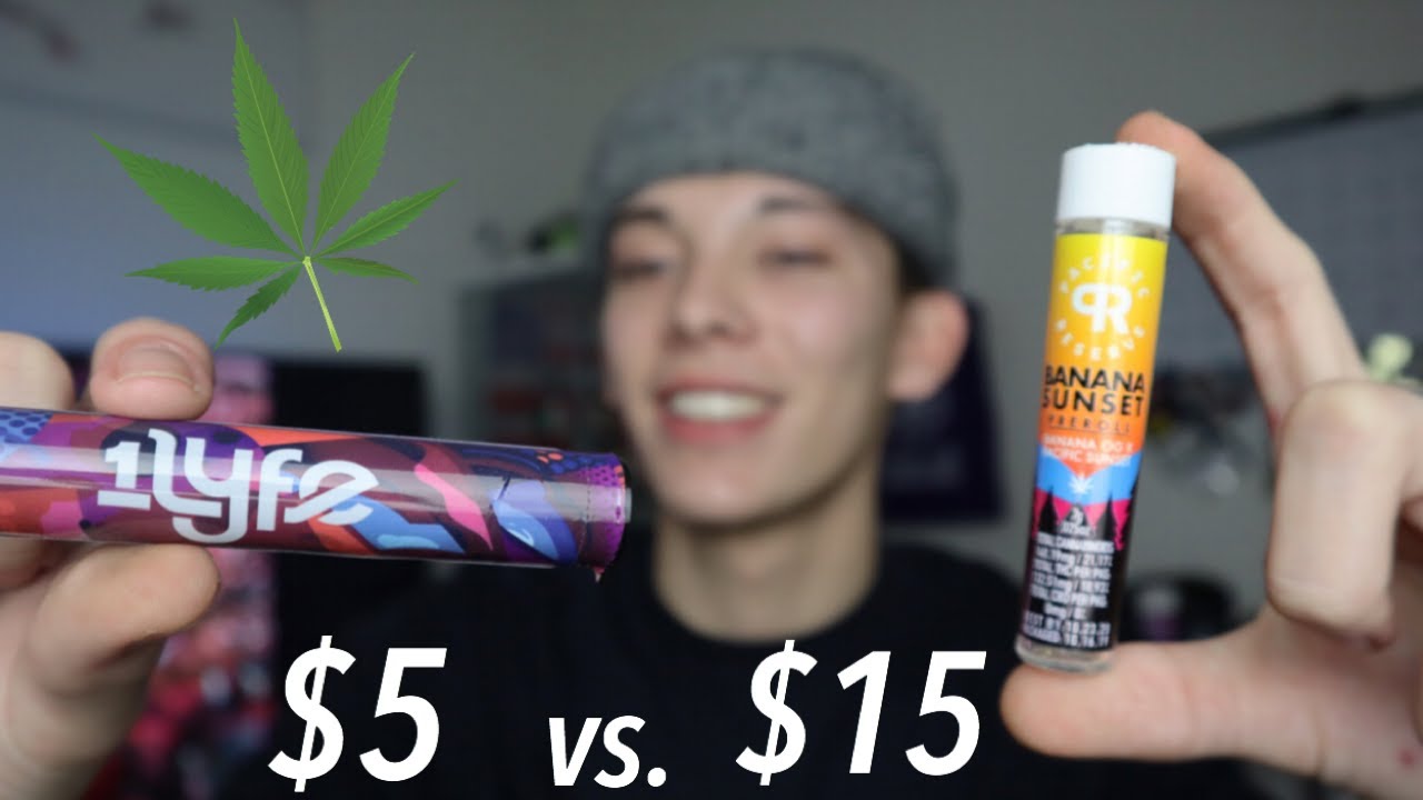$5 vs $15 Dispensary Pre-Roll