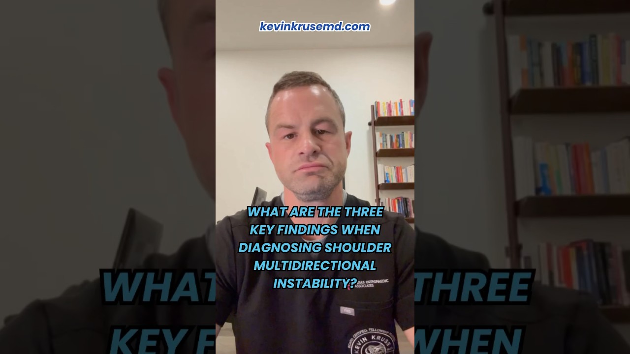 What Are The Three Key Findings When Diagnosing Shoulder Multidirectional Instability