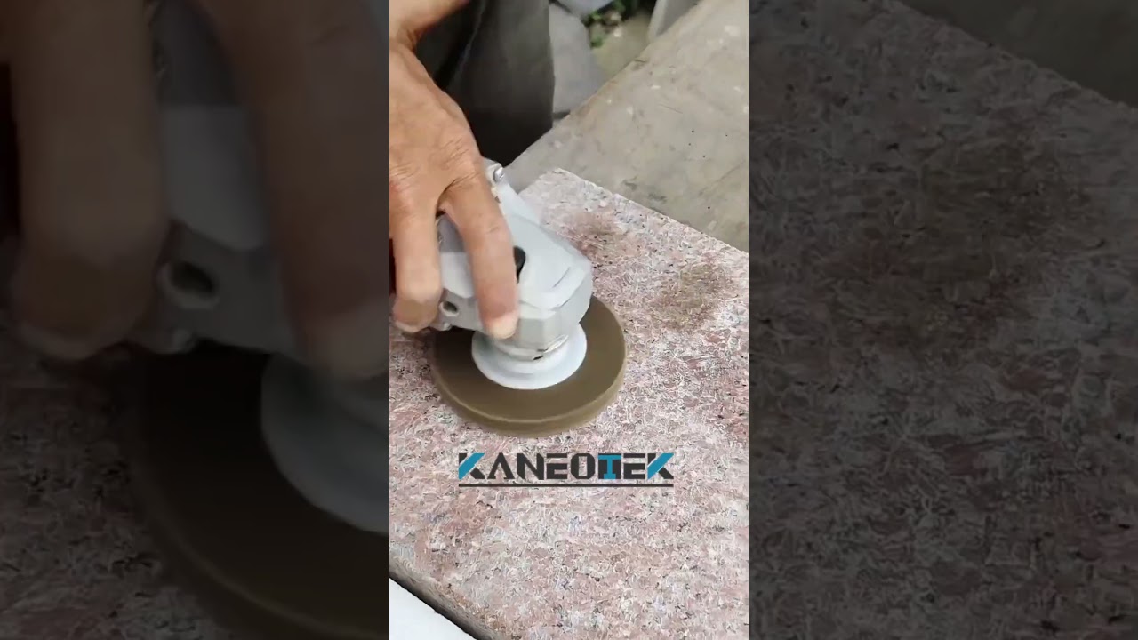 #KANEOTEK Sponge dry polishing pad for polishing marble granite.#polishing #polish #marble #stone