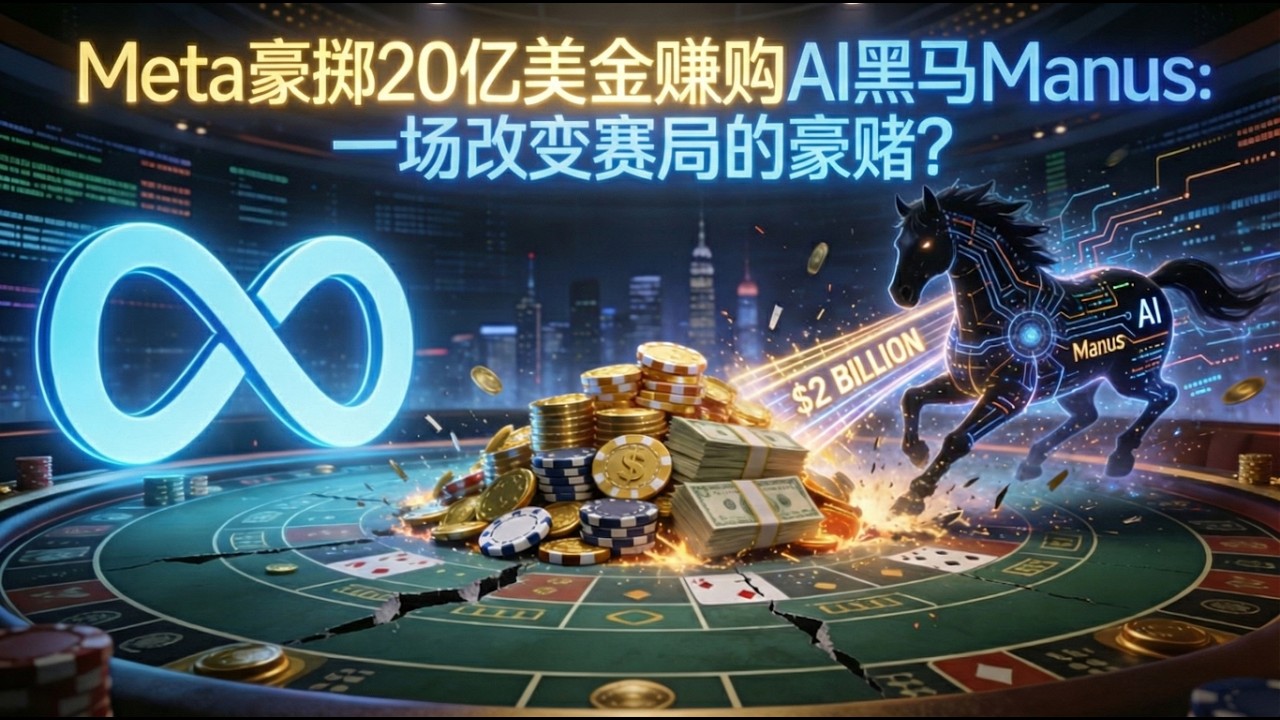 Meta豪掷20亿美金收购AI黑马Manus：一场改变赛局的豪赌？