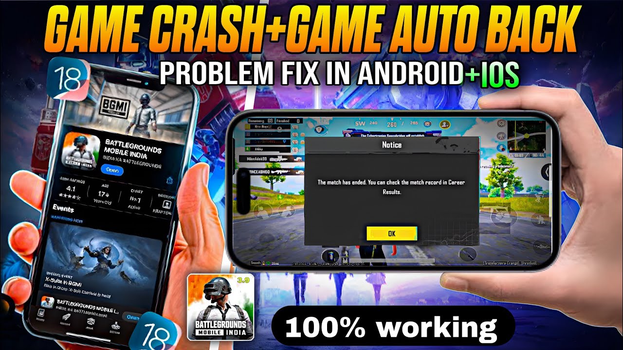 Bgmi 4.2 Game Crash Problem Fix😱 | Auto Back Game Problem fix  In Android+iOS device🔥