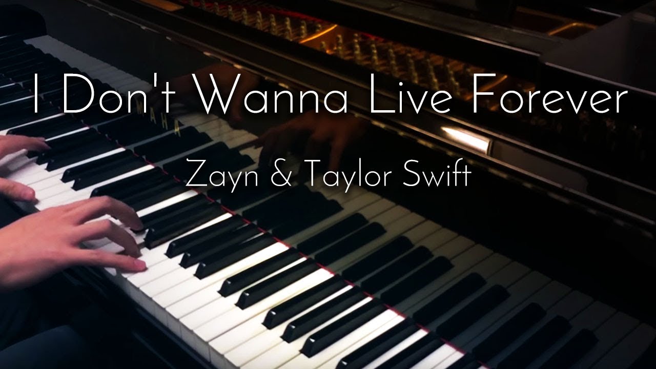 SLSMusic｜Zayn & Taylor Swift｜I Don't Wanna Live Forever / Fifty Shades Darker - Piano Cover