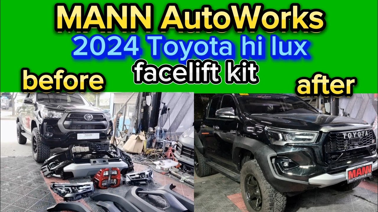 MANN AutoWorks. 2024 Toyota hi lux facelift kit🚘