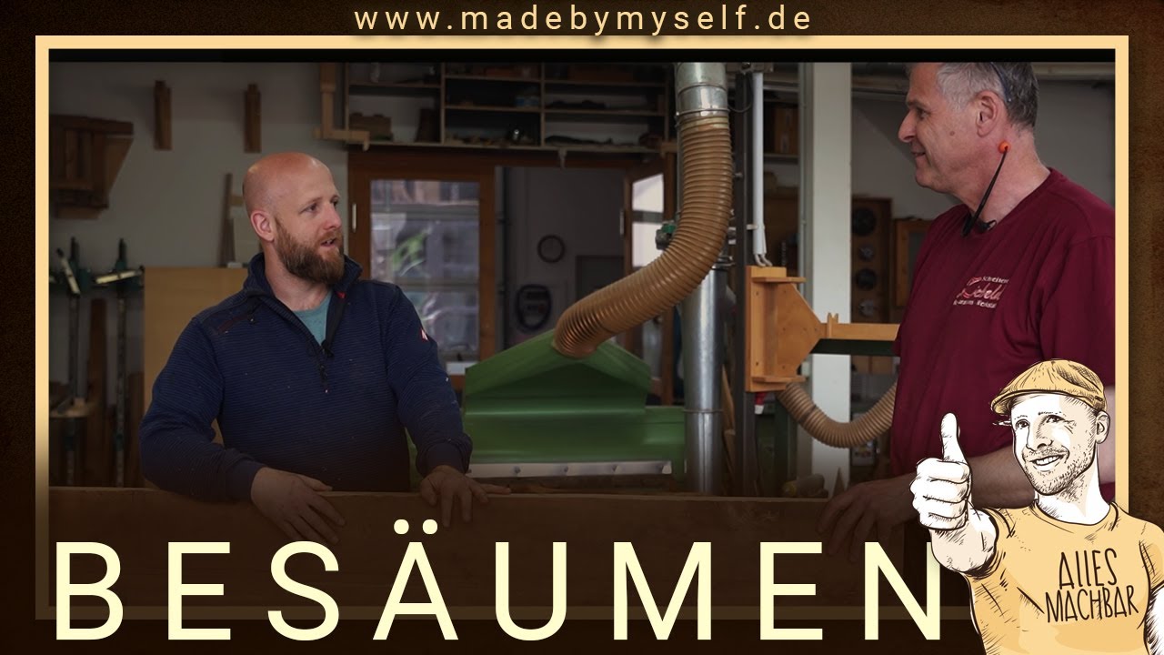 Bes&auml;umen und abl&auml;ngen - Was du bei der Wahl der S&auml;ge beachten musst - Tipps vom Schreinermeister