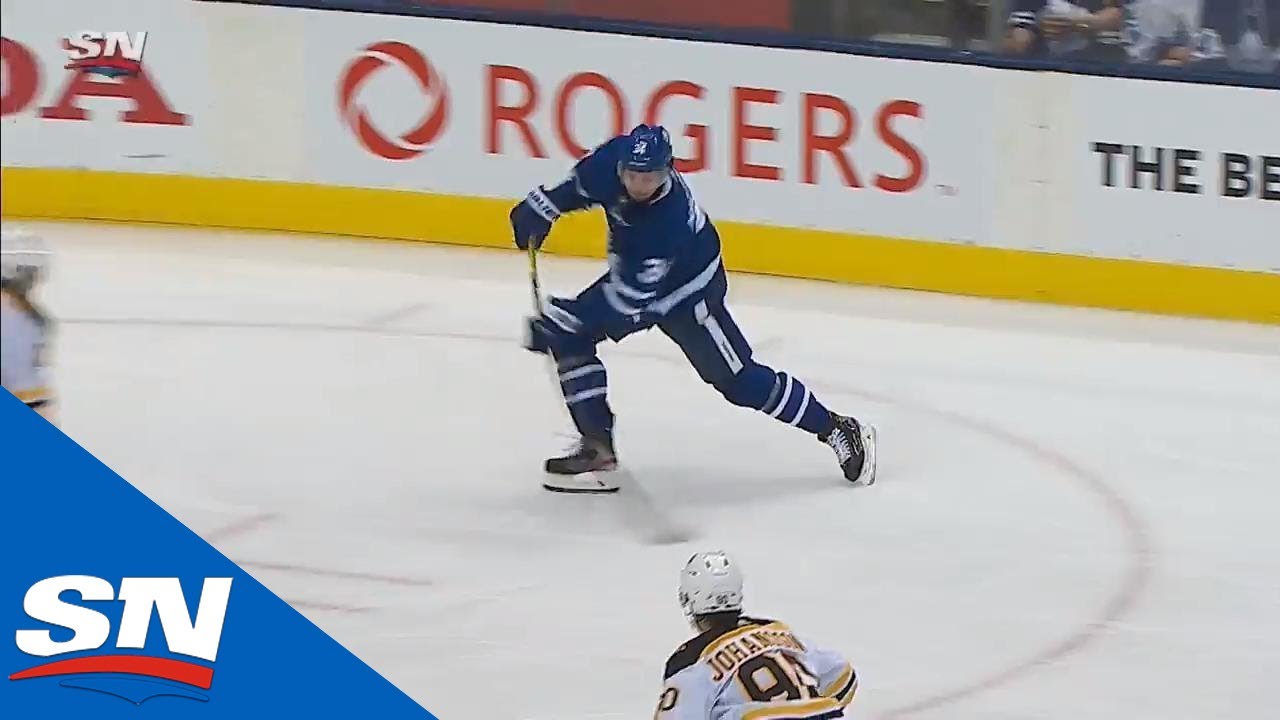 Auston Matthews Perfect Wrister Beats Bruins’ Tuukka Rask