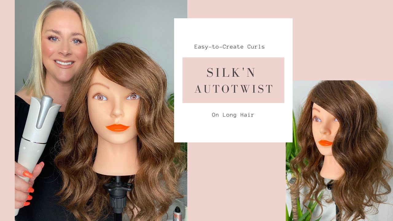 HOW TO GET GORGEOUS CURLS ON LONG HAIR WITH AN AUTOMATIC CURLER - SILK’N AUTOTWIST