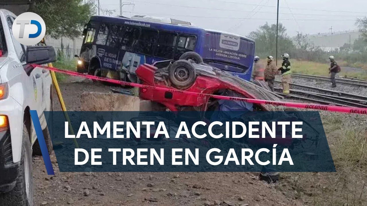 Empresa ferroviaria lamenta accidente de tren en García