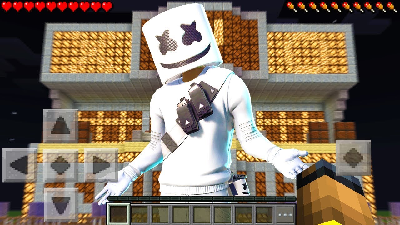 I FOUND MARSHMELLO in Minecraft Pocket Edition!