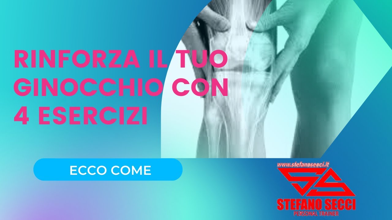 Quattro esercizi per rinforzare il ginocchio!