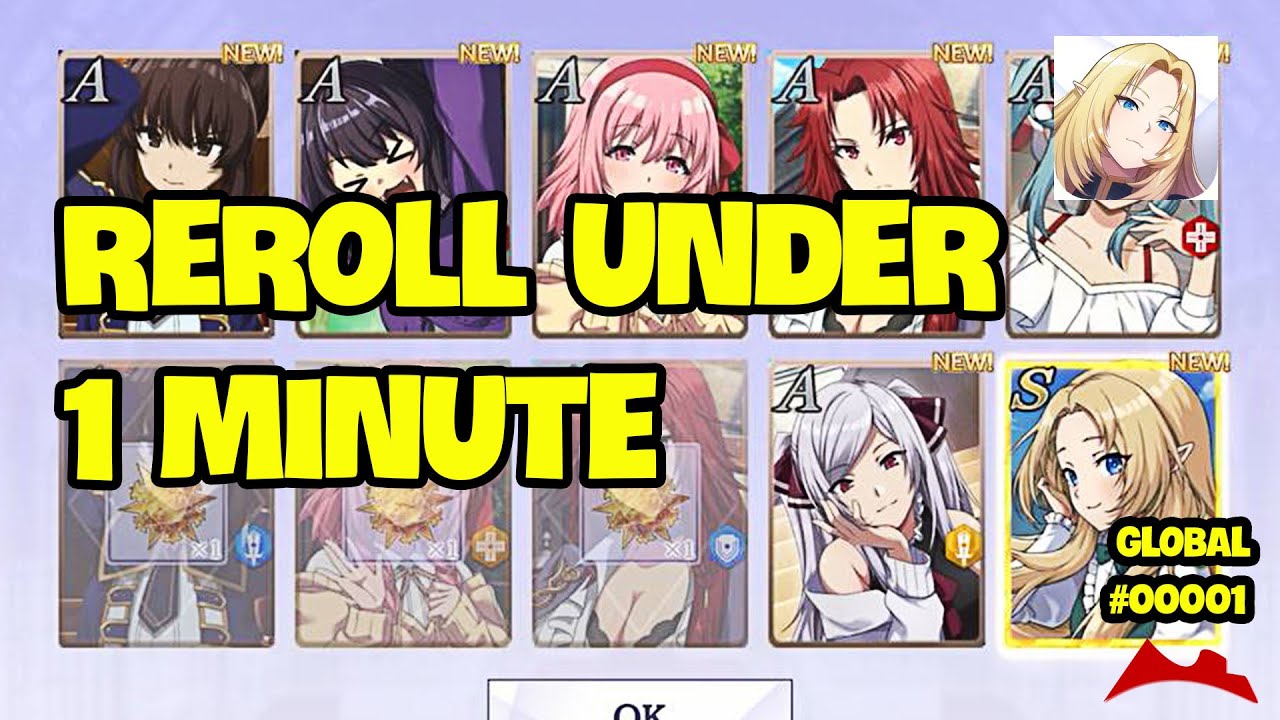 How to REROLL Guide under 1 Minute! - The Eminence in Shadow RPG Global Version #EIS #1