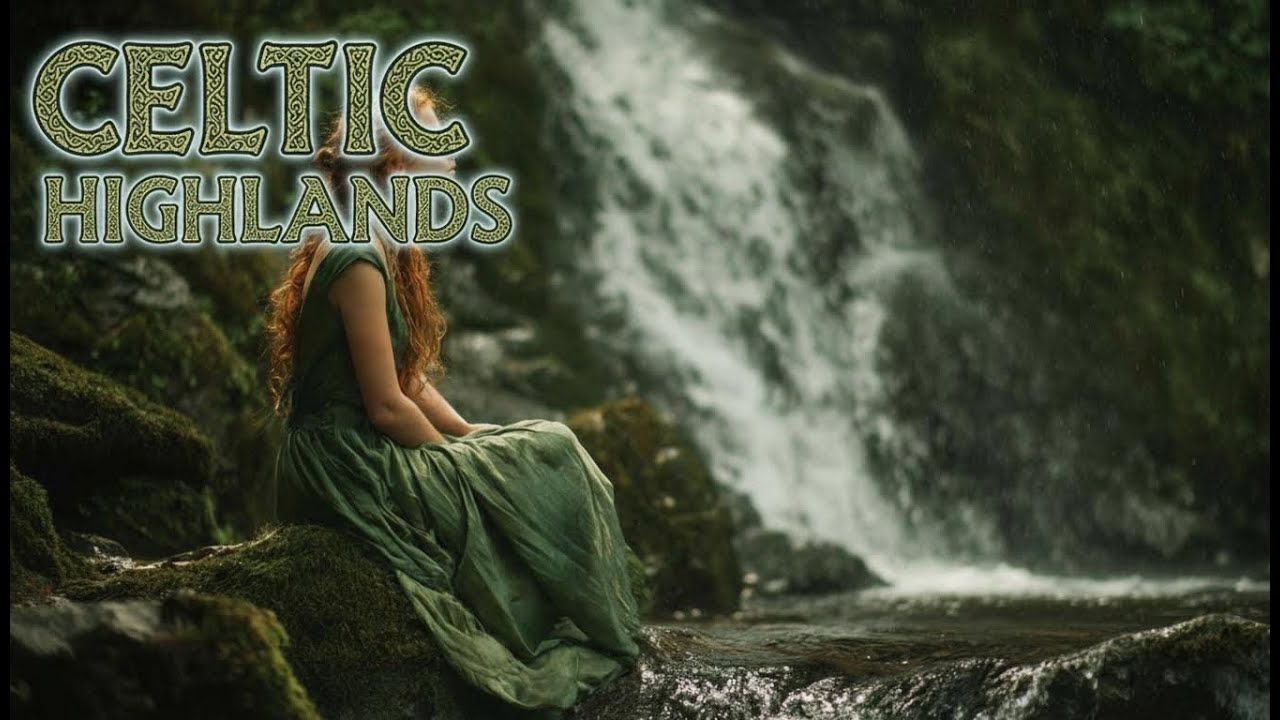 Moonlit Emerald Dreams | Celtic Gaelic Female Voice & Healing Harp Soundscape