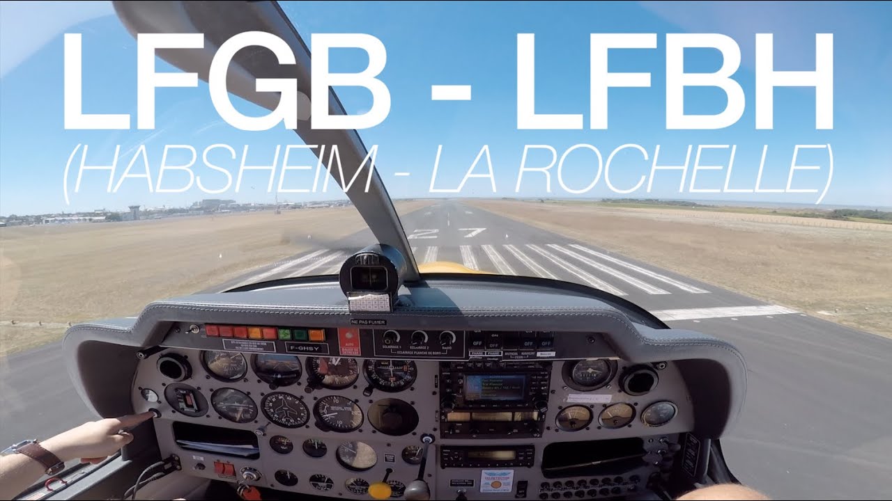 Vol Habsheim - La Rochelle DR400