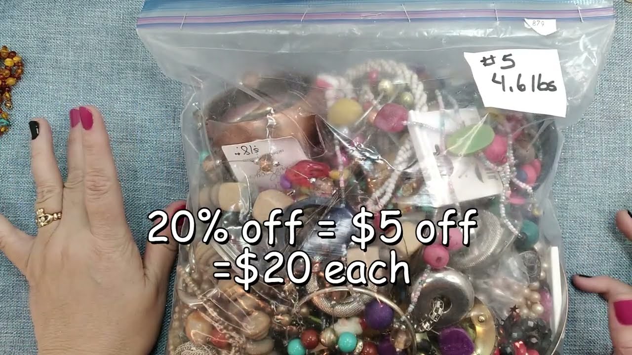 HUGE Jewelry 5lb Bag, Sterling Pearls Sherman Tiffany&C0?