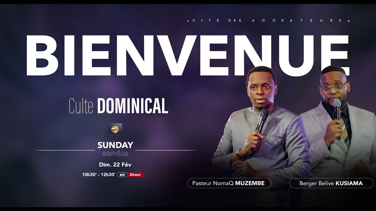 Culte dominical / Phila Paris / Berger Believe KUSIAMA