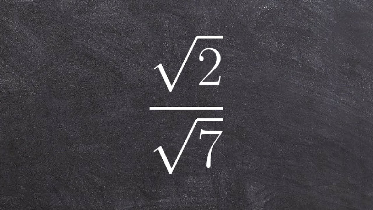 Learn how to rationalize the denominator with a radical in numerator and denominator