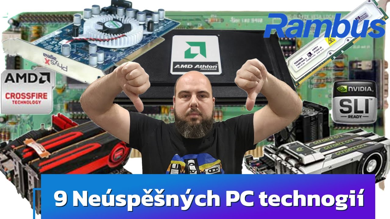 9 neúspěšných PC technologií