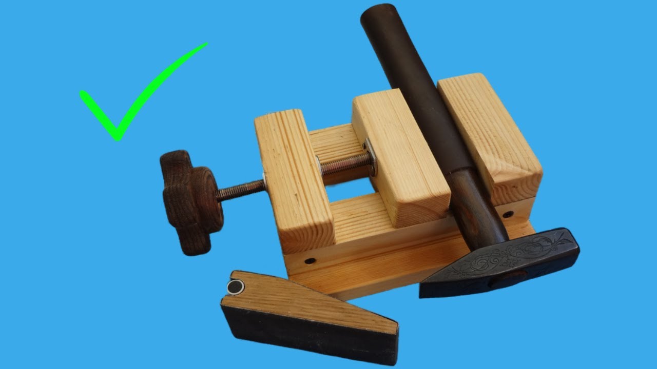 I couldn't believe it! $5 scrap wood turned into professional $150 drill press vise