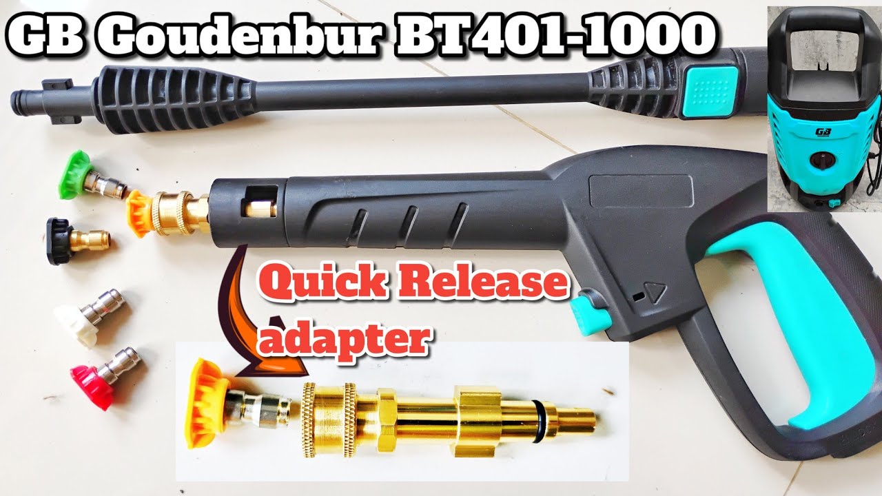 💦Adapter nozzle quick release High Pressure Cleaner Goudenbur G8 kompatible H&L QL2500