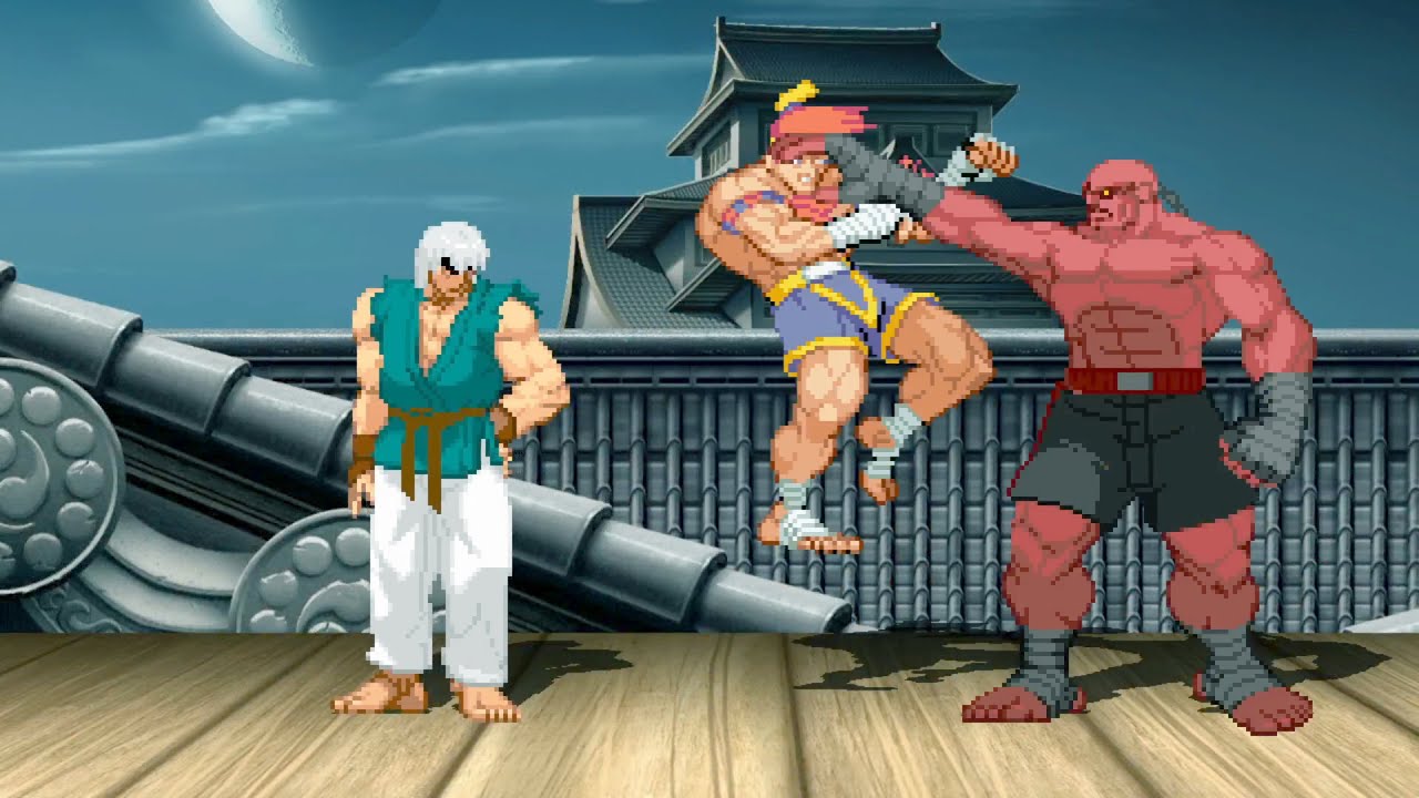 SAGAT vs SHIN RYU & MASTER KEN - Hardest Level Epic Battle