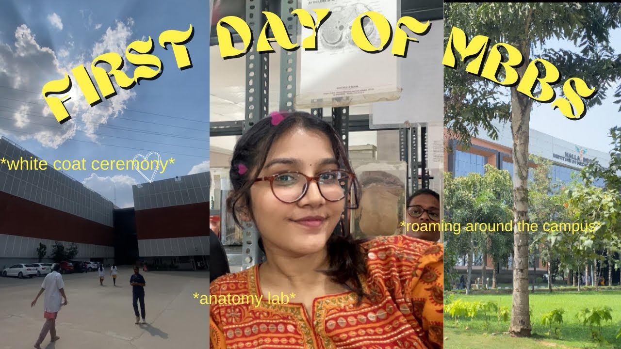 first day of mbbs + white coat ceremony vlog🩺🤍