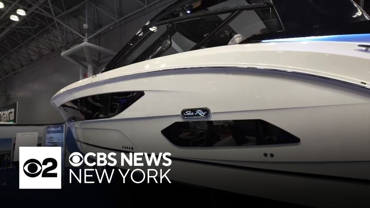 Hundreds of boats dock at the Javits Center for the New York Boat Show