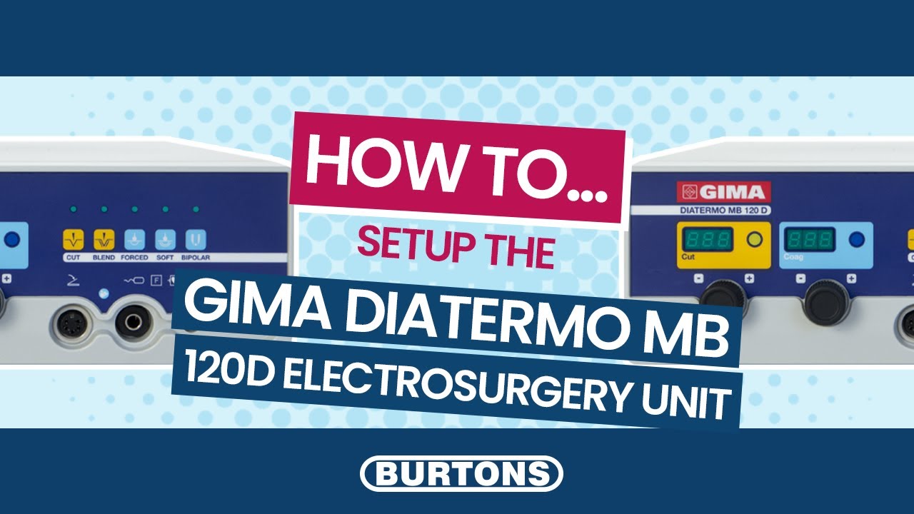 How To Setup The Gima Diatermo MB 120D Electrosurgery Unit
