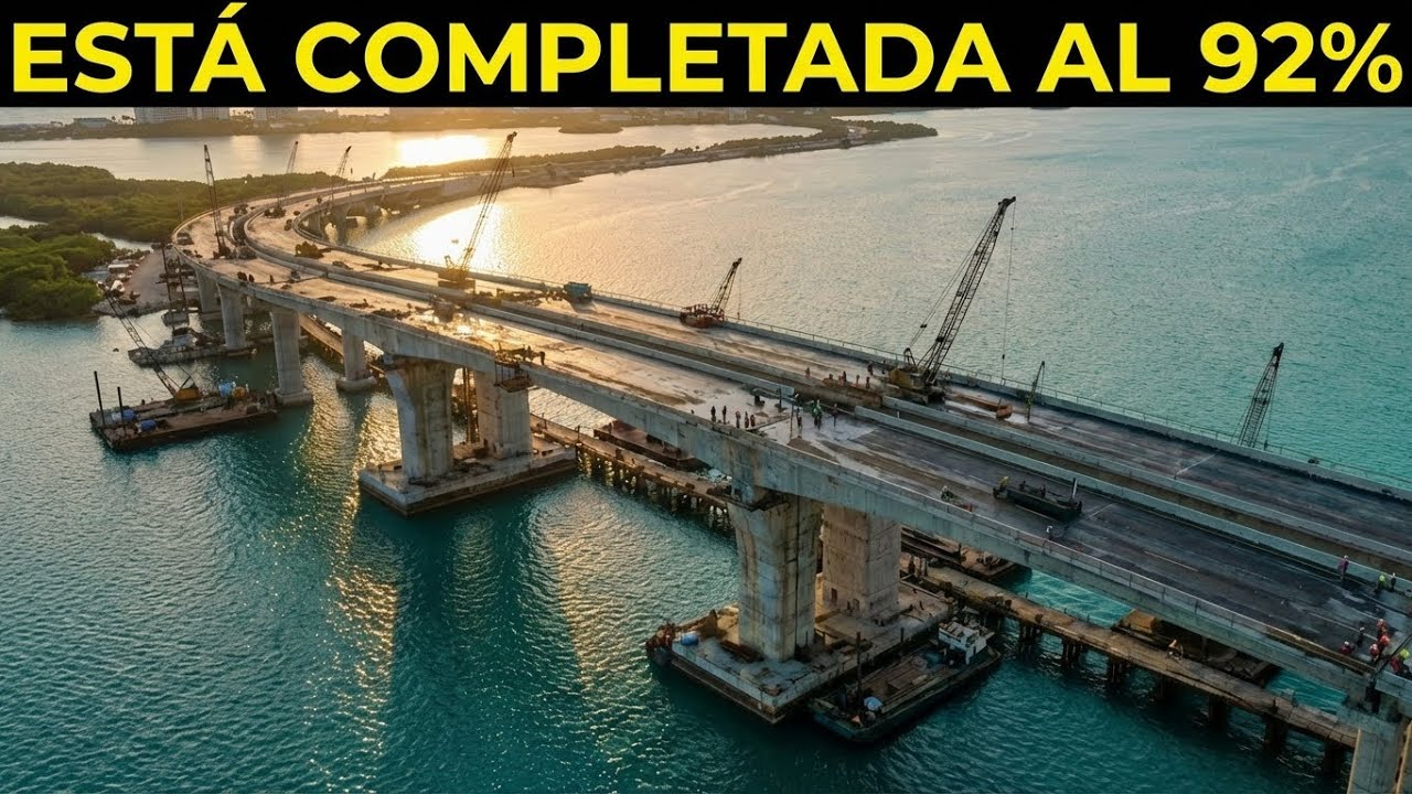 El Puente Más Grande de México Sobre el Agua (y ya casi está listo)