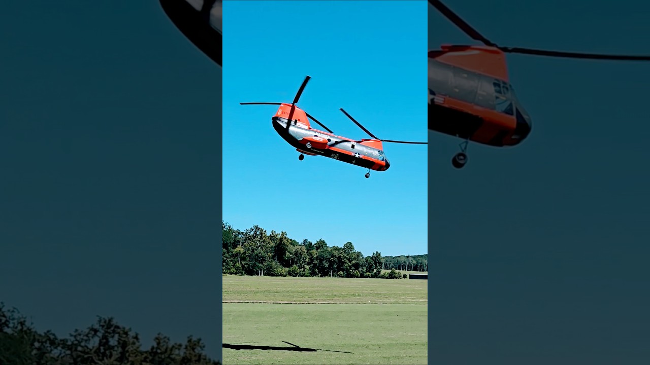 Giant Scale CH-46 RC Helicopter at Heli Extravaganza 2025. #beautiful #amazing #remotecontrol