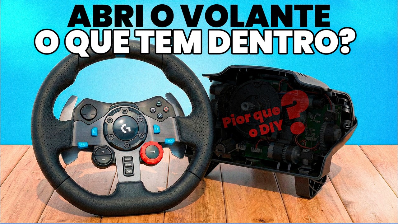 O que tem dentro de um Volante Logitech?