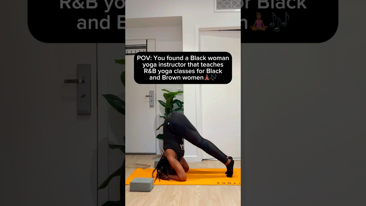 Black Woman Yoga Instructor🧘🏾&zwj;♀️ #blackyoga #blackyogi #blackwellness