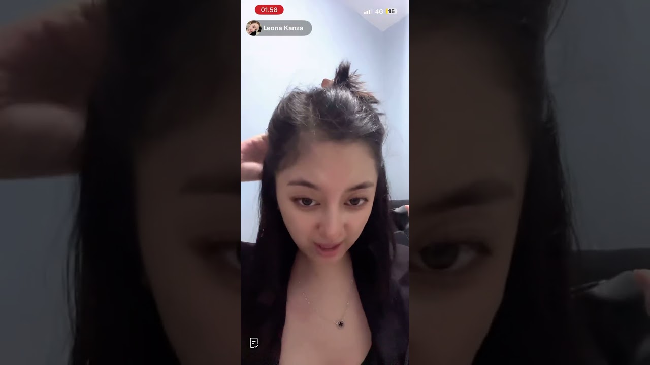 LEONA KANZA LIVE CURHAT #fyp #leonakanza 