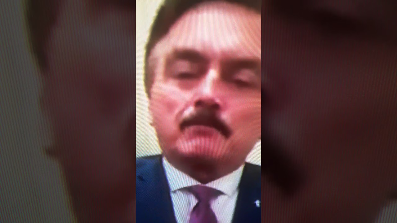 MIKE LINDELL#mypillowguy HIGH ON DRUGS THROWN,  OFF NEWSMAX