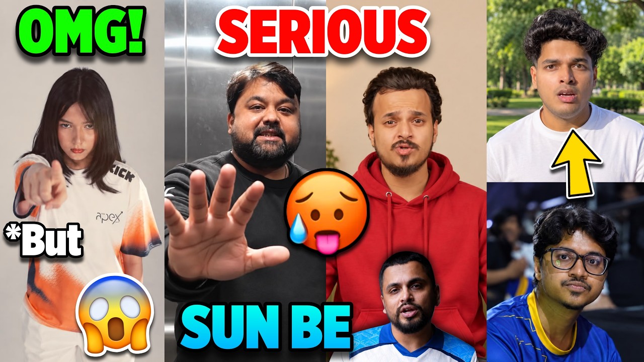 Very SERIOUS BawaaL 🥵 OMG! Truth & Full Story😲 S8UL, Team Apex Sheek,8Bit Thug,Girl,Jonathan, BGMI