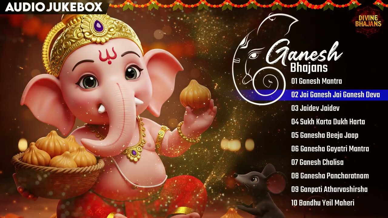 🌸 Nonstop Ganesh Bhajans | 🌼 Ganesh Aarti - Ganesha Songs | 🎶 Top 10 Ganesh Bhajan