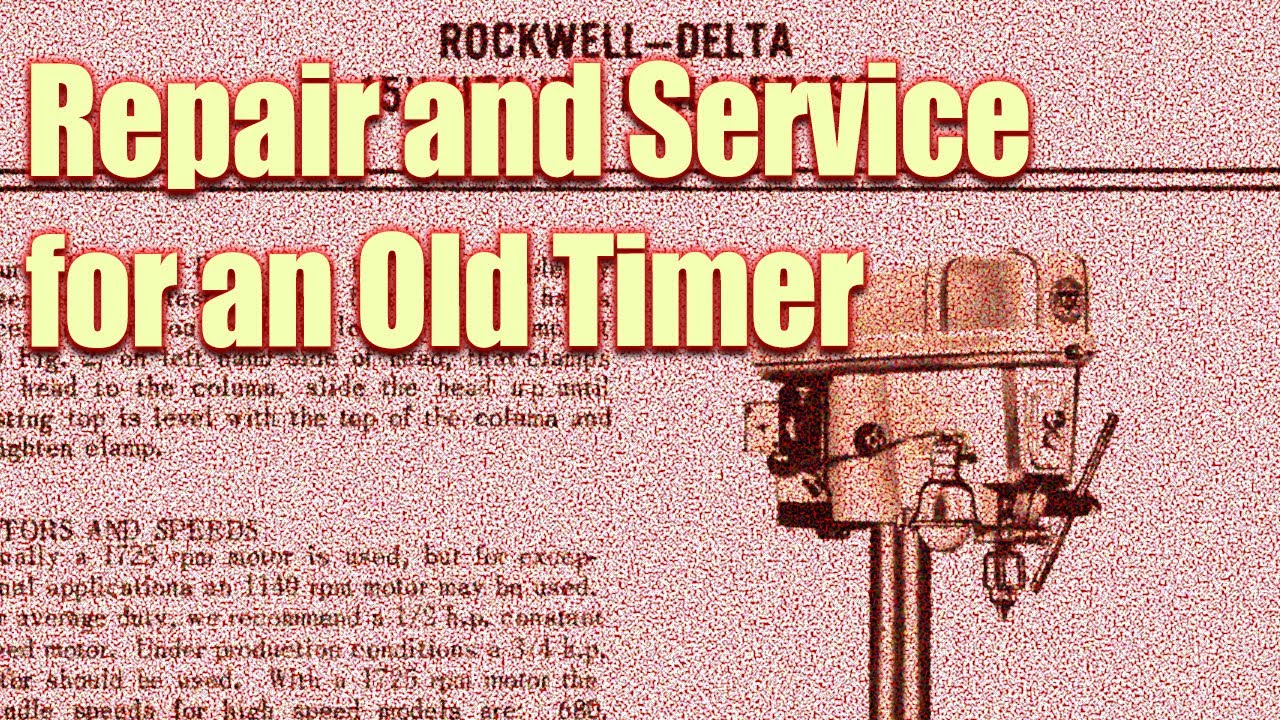 New (Old) Drill Press Repair - Rockwell Drill Press Service
