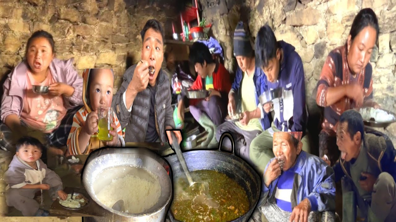 We went to our neighbors house for the mangsire feast this year //  A joyful gathering @sarmila