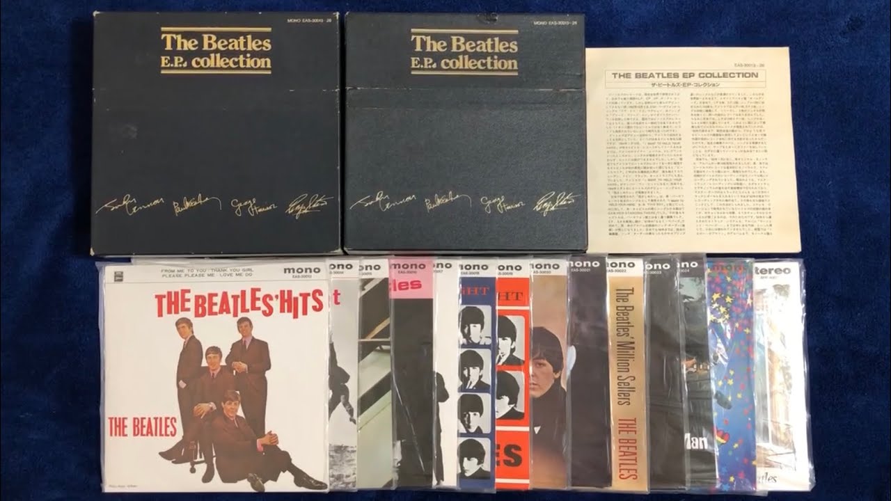 The Beatles EP Collection Japanese Red Wax Vinyl Box Set (Revisted)