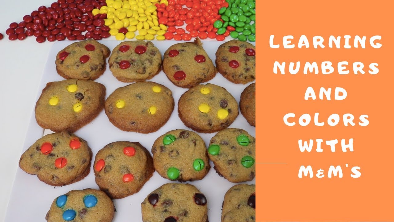 Learning Numbers and Colors with M&M's - Kids Learning Videos