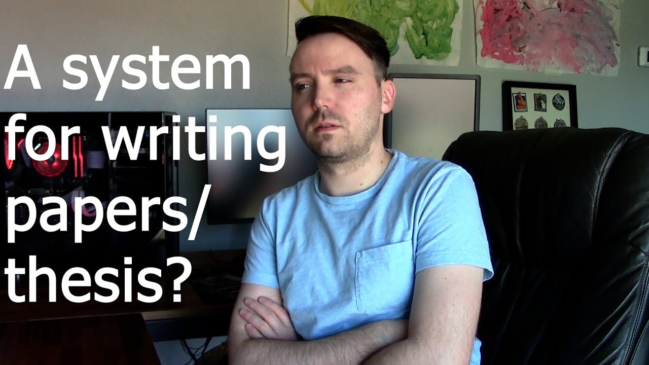 How to create a software workflow for writing papers in grad school