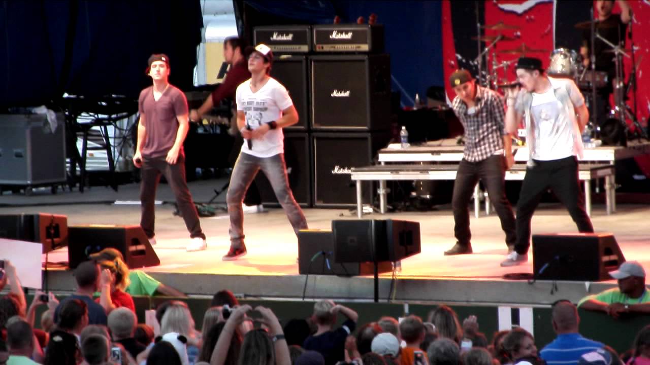 Big Time Rush - Nothing Even Matters (Live at WV State Fair)