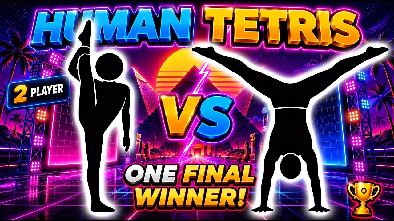 HUMAN TETRIS 1v1 PvP Showdown ⚔️ | ONE FINAL WINNER! | Immersive Interactive Warm Up #8