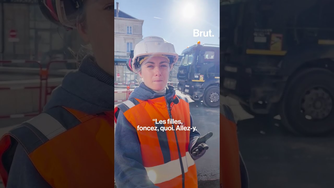 Camille s'est reconvertie dans le BTP